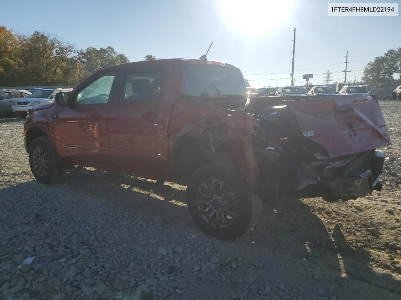 2021 Ford Ranger Xl VIN: 1FTER4FH8MLD22194 Lot: 76480764