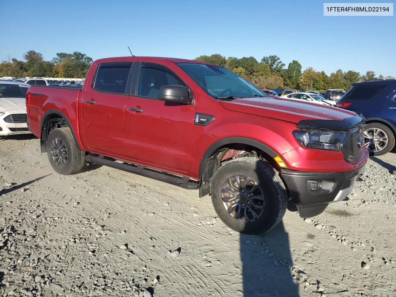 2021 Ford Ranger Xl VIN: 1FTER4FH8MLD22194 Lot: 76480764