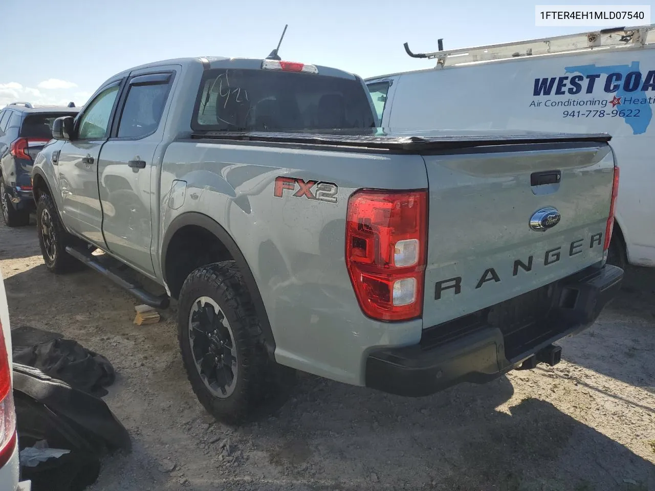 2021 Ford Ranger Xl VIN: 1FTER4EH1MLD07540 Lot: 76712024