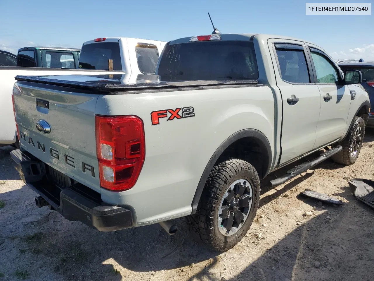 2021 Ford Ranger Xl VIN: 1FTER4EH1MLD07540 Lot: 76712024