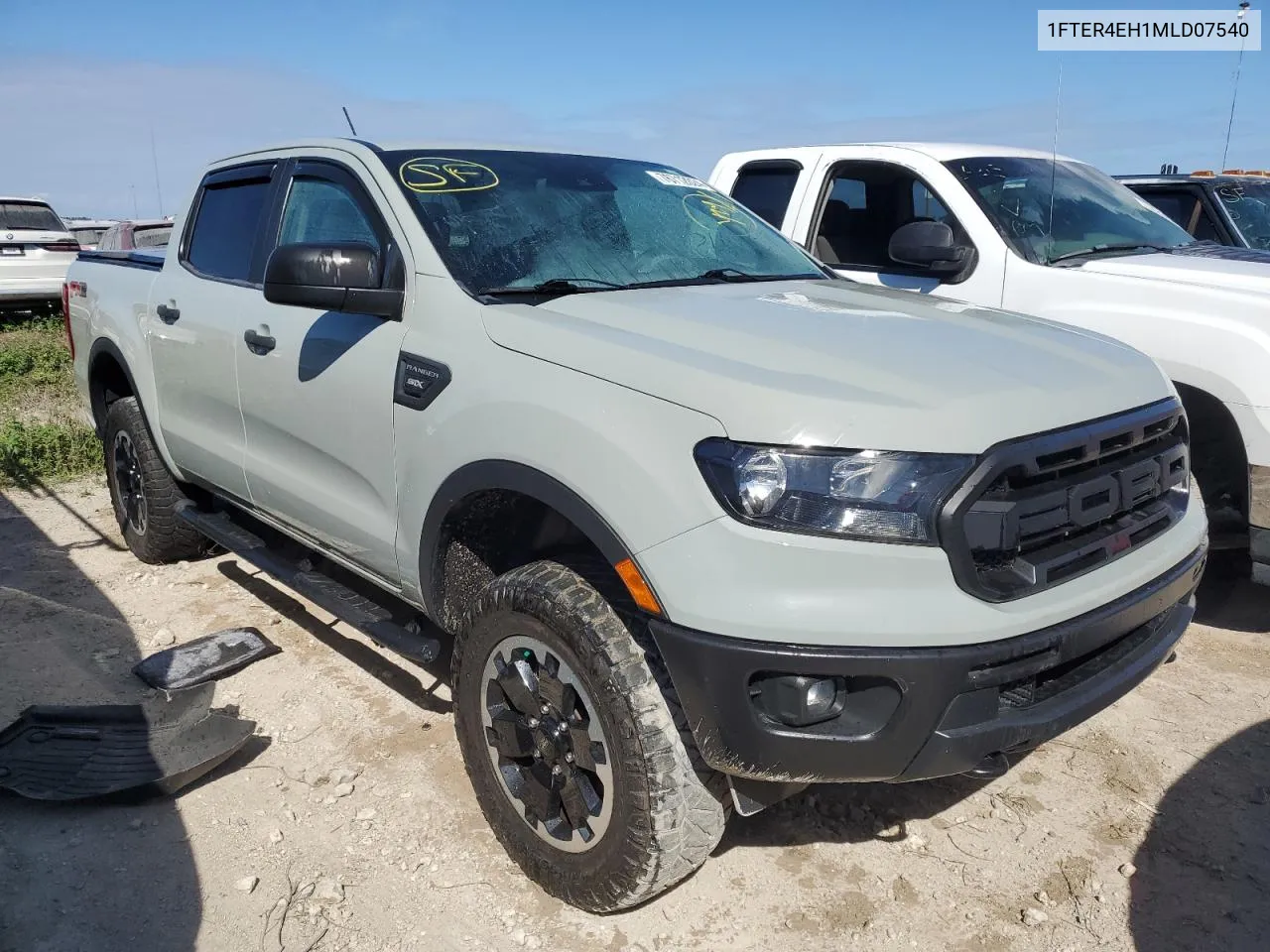 2021 Ford Ranger Xl VIN: 1FTER4EH1MLD07540 Lot: 76712024