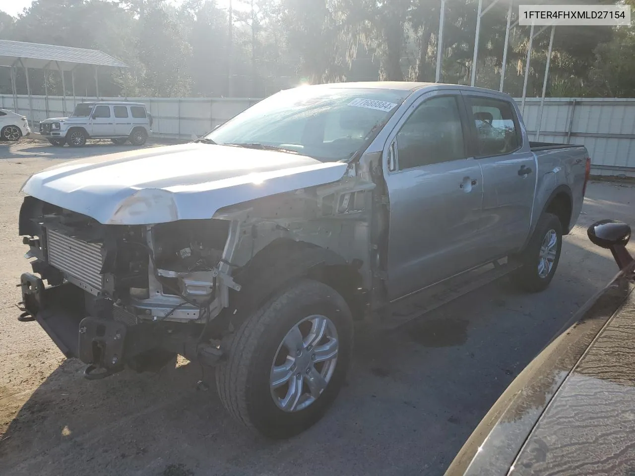 2021 Ford Ranger Xl VIN: 1FTER4FHXMLD27154 Lot: 77688884