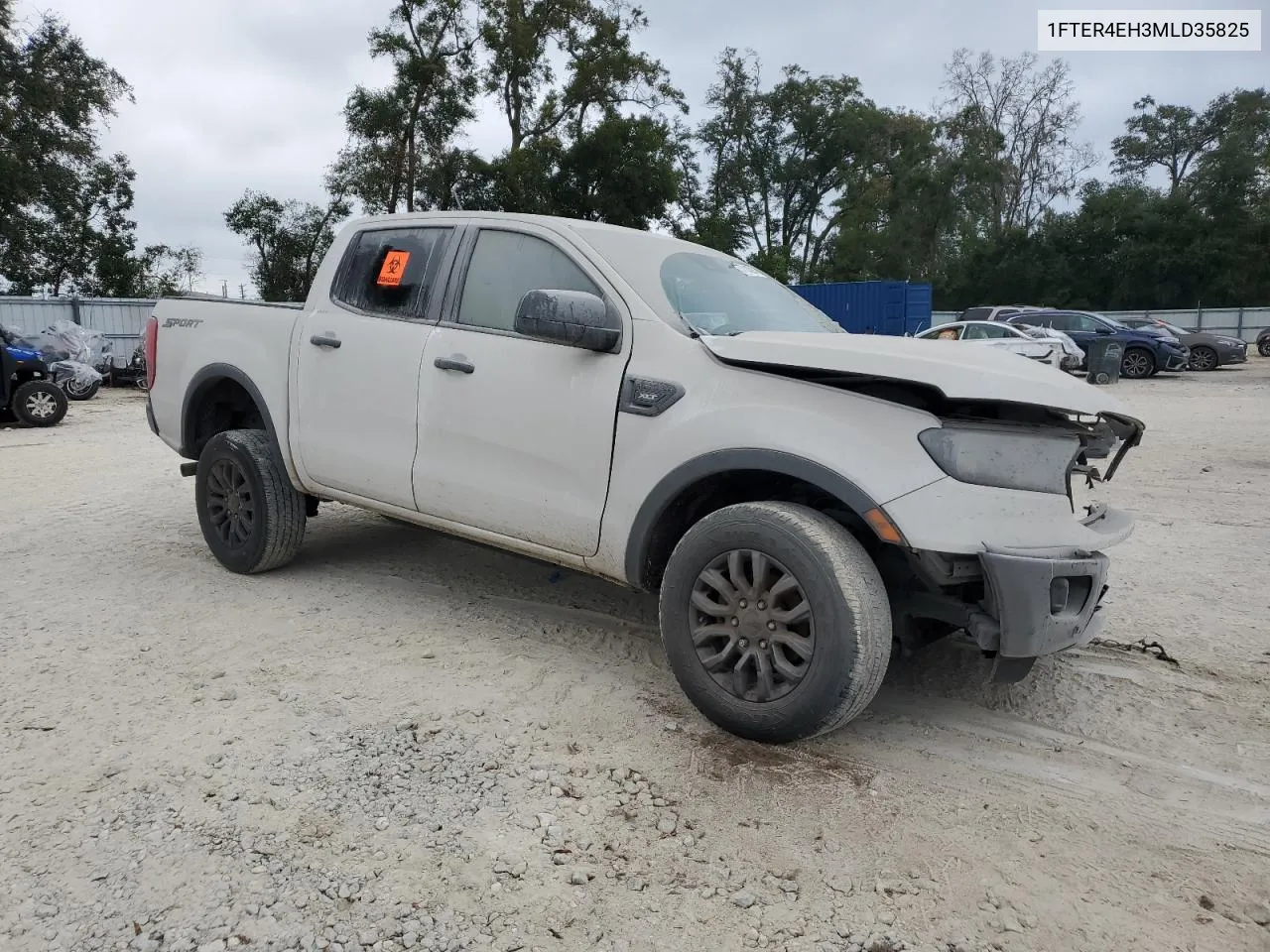 2021 Ford Ranger Xl VIN: 1FTER4EH3MLD35825 Lot: 77714304