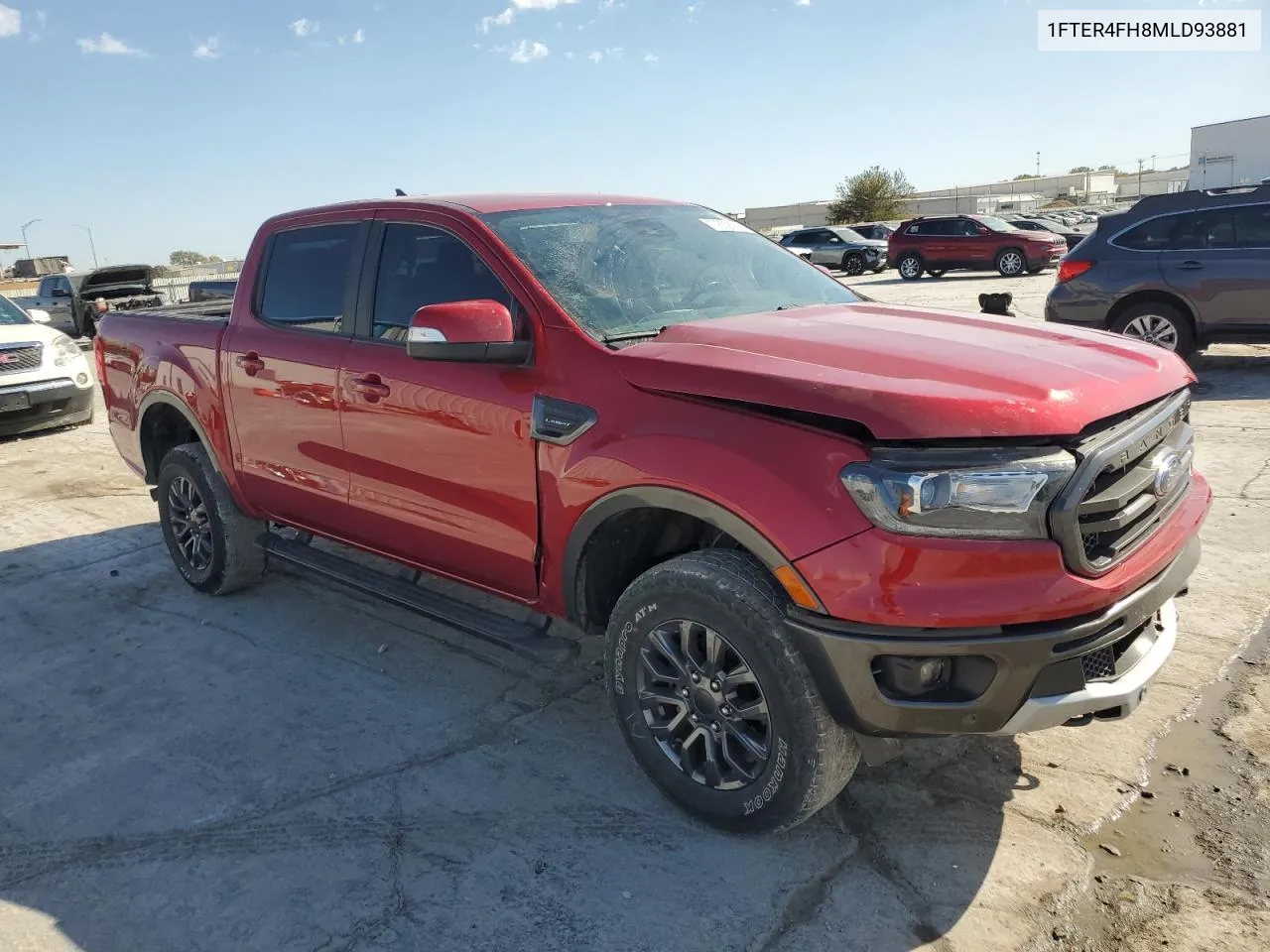 2021 Ford Ranger Xl VIN: 1FTER4FH8MLD93881 Lot: 77839094