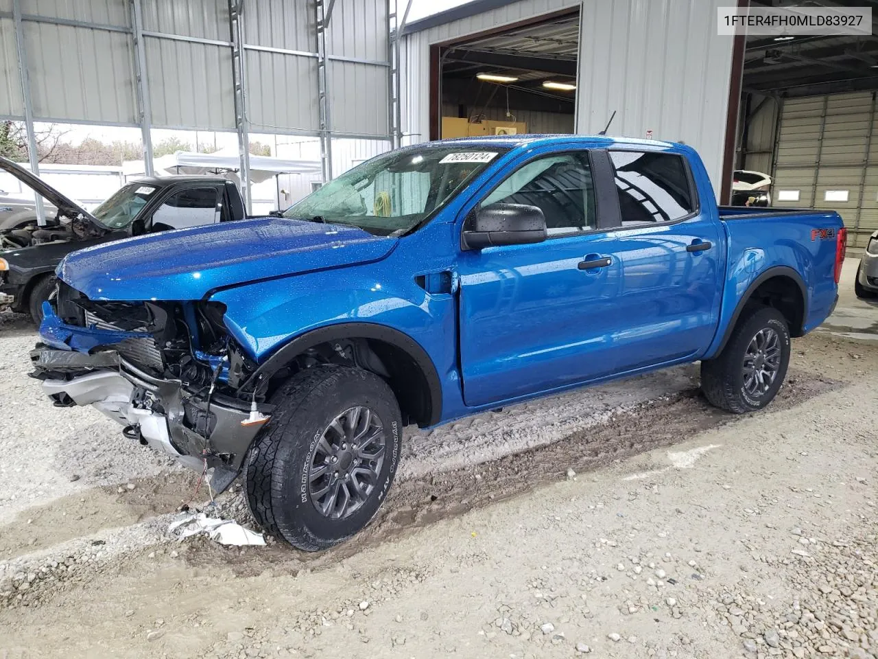 2021 Ford Ranger Xl VIN: 1FTER4FH0MLD83927 Lot: 78250124