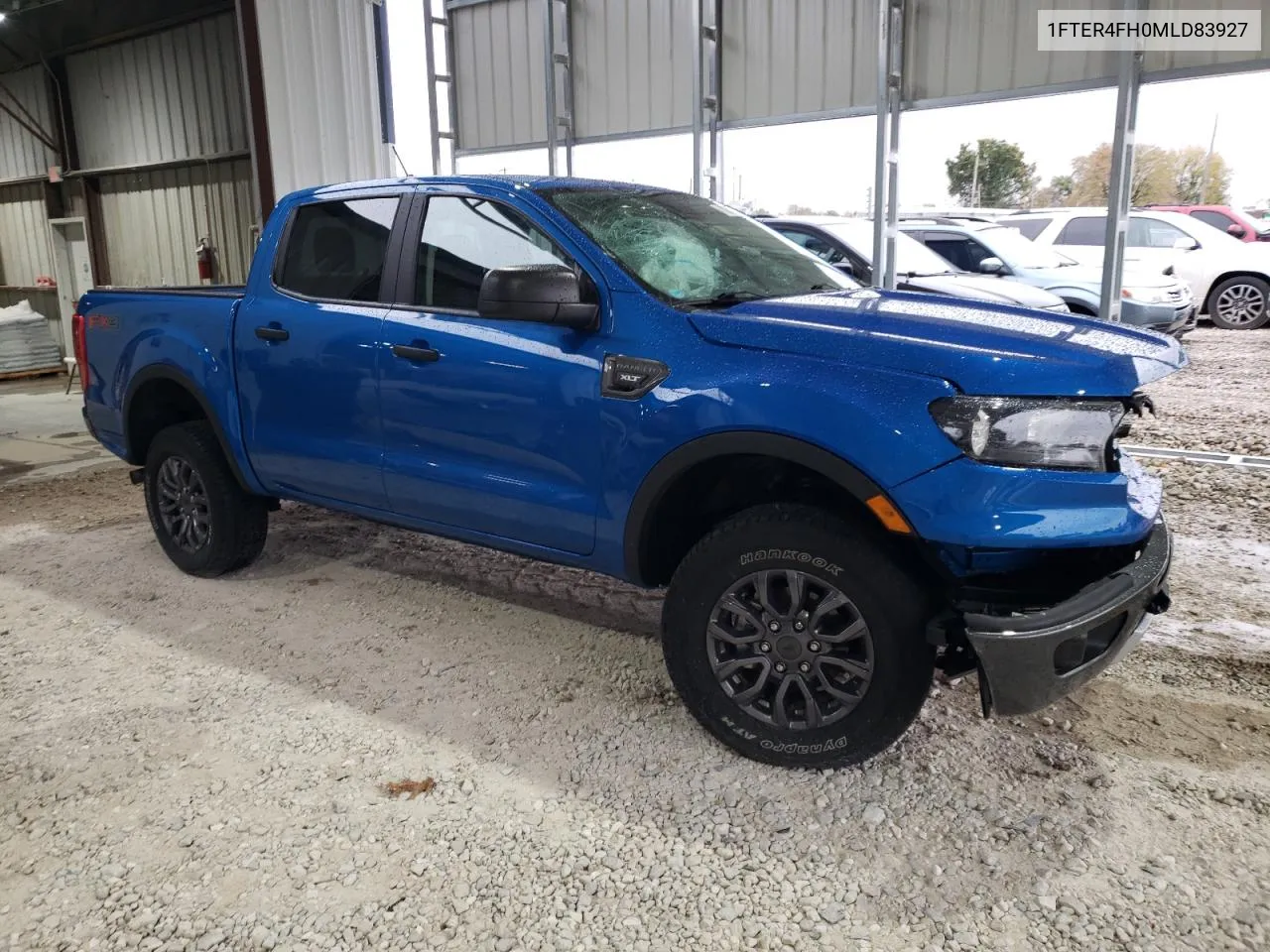 2021 Ford Ranger Xl VIN: 1FTER4FH0MLD83927 Lot: 78250124