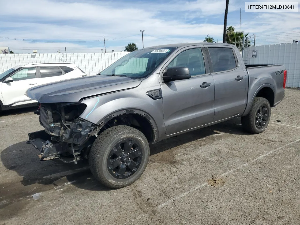 2021 Ford Ranger Xl VIN: 1FTER4FH2MLD10641 Lot: 78541804