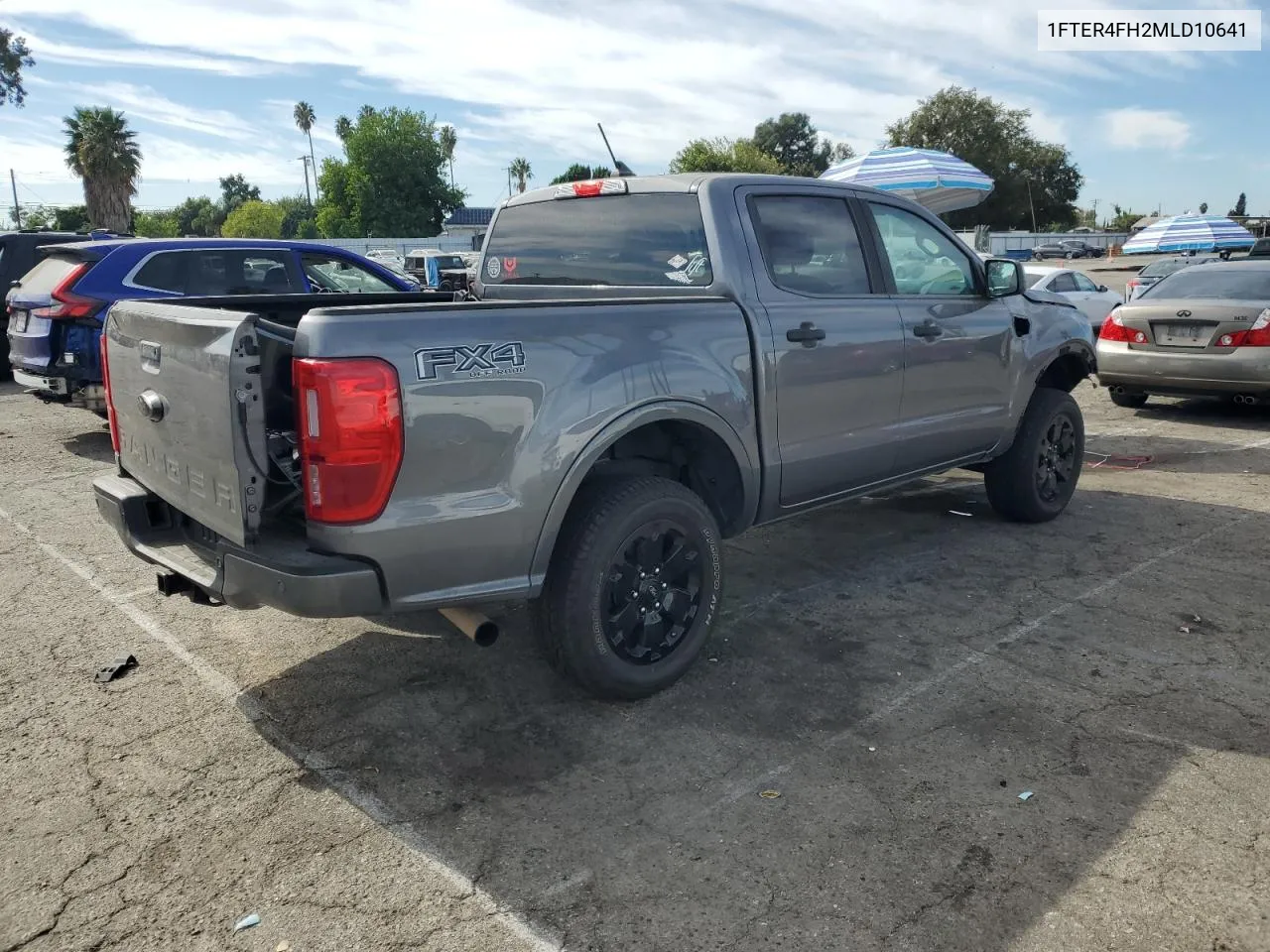 2021 Ford Ranger Xl VIN: 1FTER4FH2MLD10641 Lot: 78541804