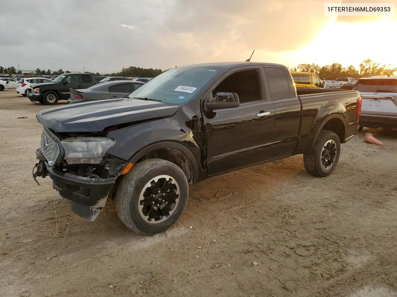 2021 Ford Ranger Xl VIN: 1FTER1EH6MLD69353 Lot: 78844614