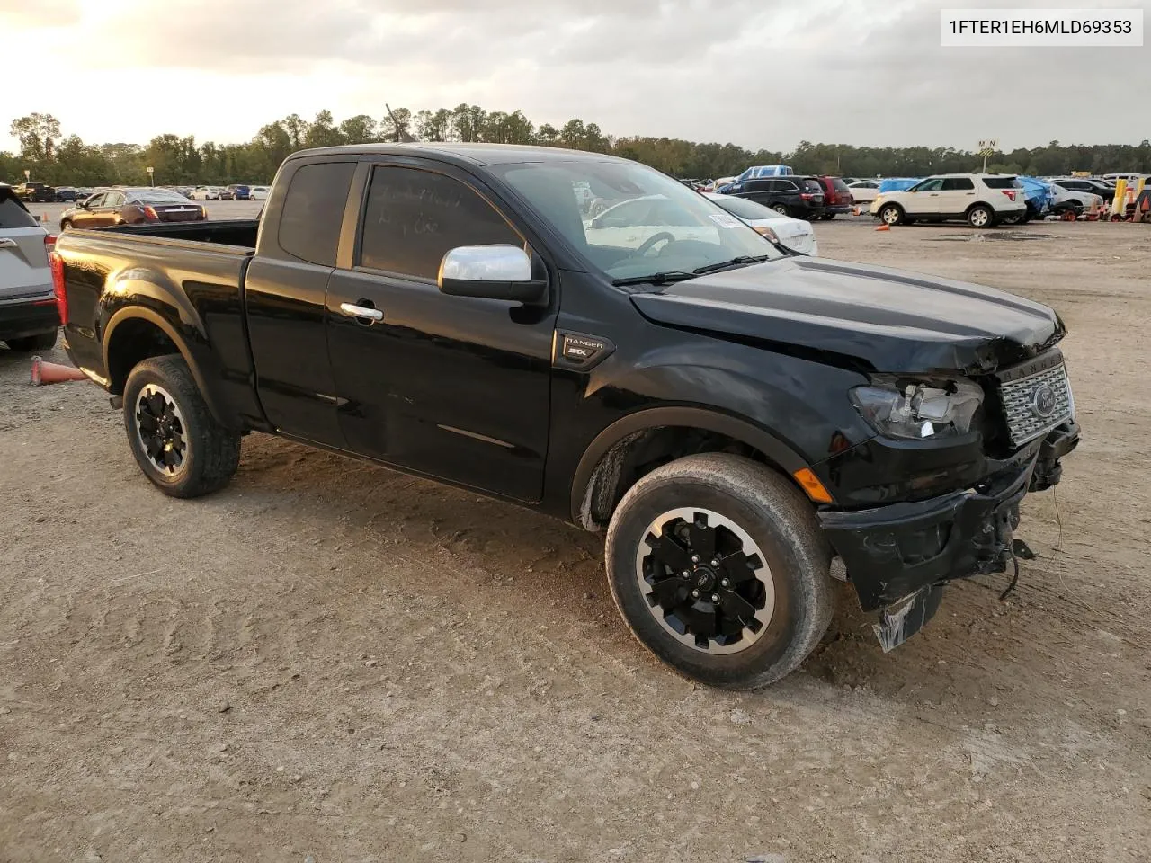 2021 Ford Ranger Xl VIN: 1FTER1EH6MLD69353 Lot: 78844614