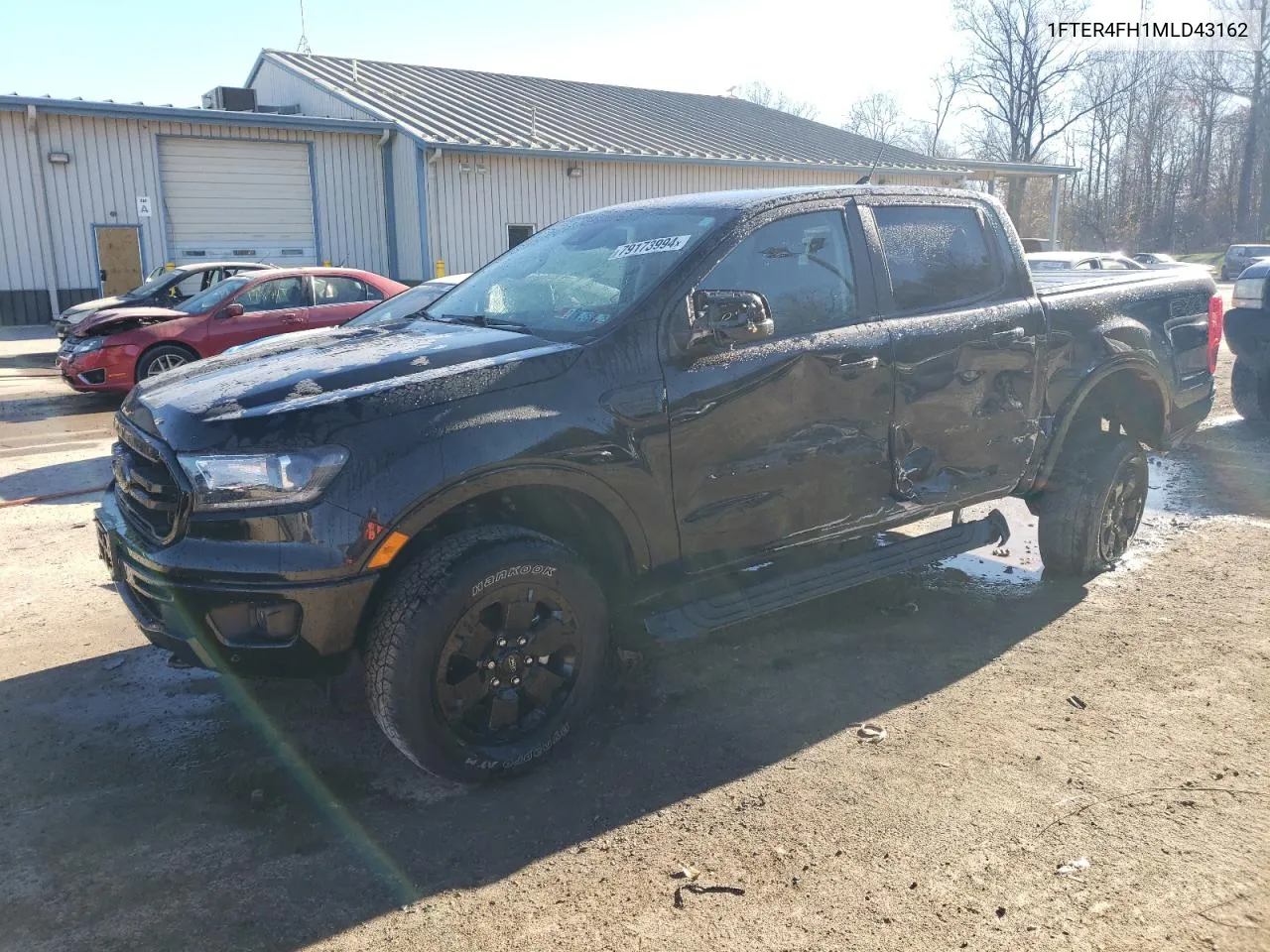 2021 Ford Ranger Xl VIN: 1FTER4FH1MLD43162 Lot: 79173994