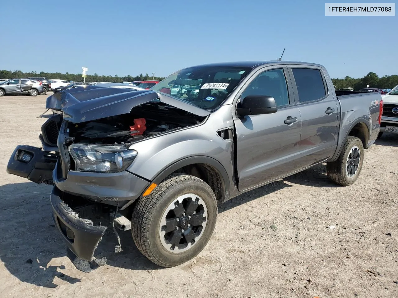 2021 Ford Ranger Xl VIN: 1FTER4EH7MLD77088 Lot: 79243174