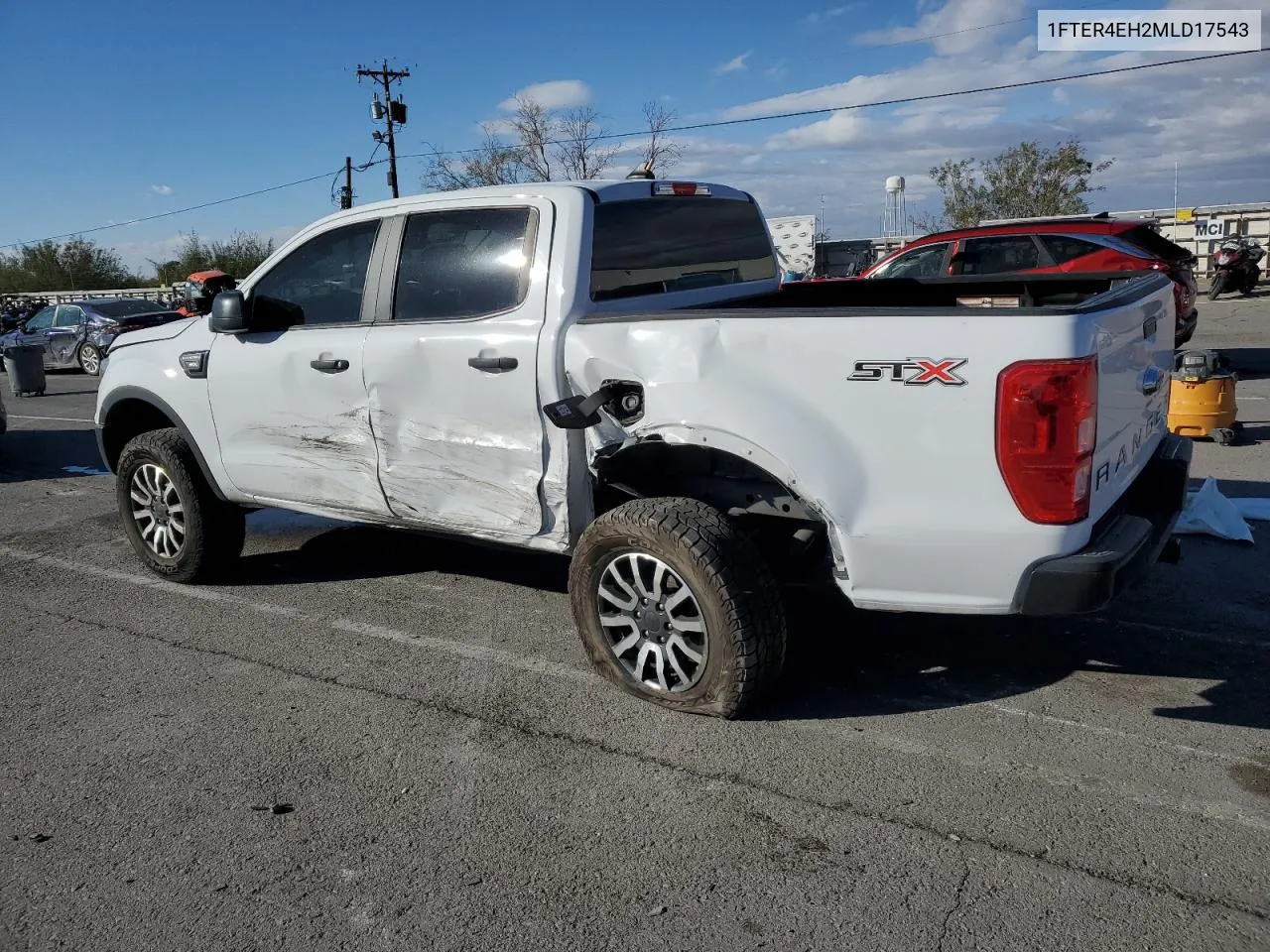 2021 Ford Ranger Xl VIN: 1FTER4EH2MLD17543 Lot: 79278344