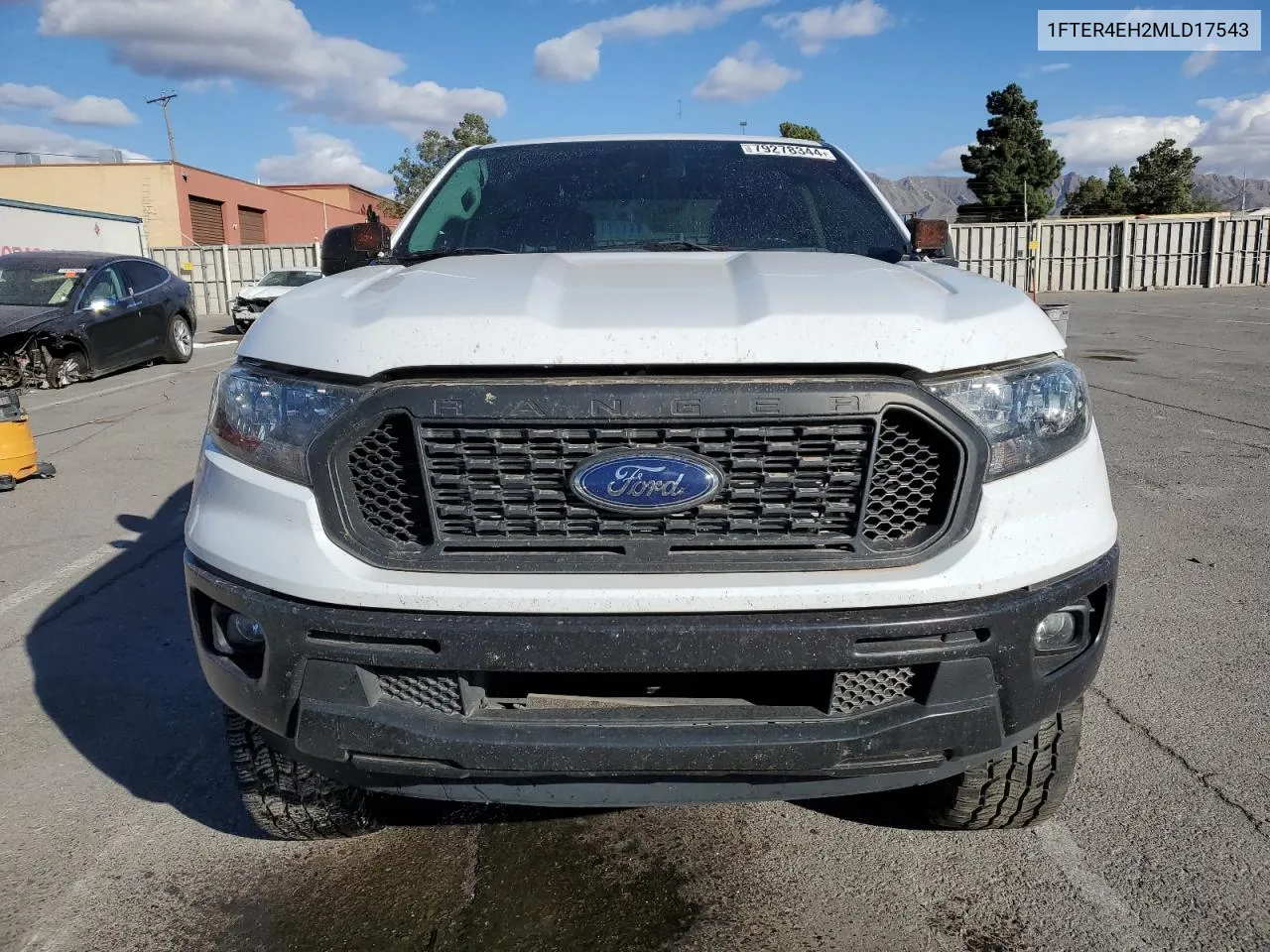 2021 Ford Ranger Xl VIN: 1FTER4EH2MLD17543 Lot: 79278344