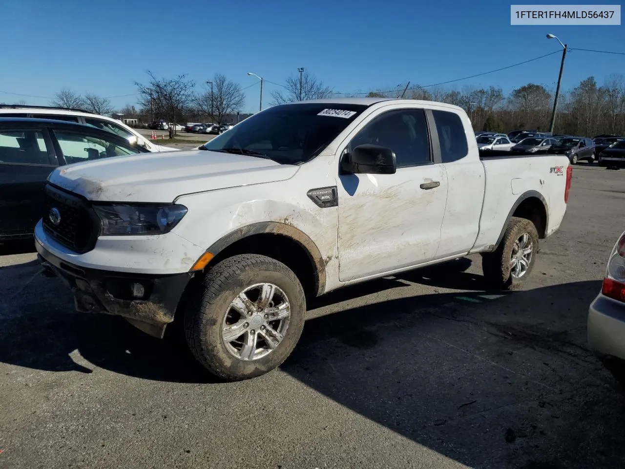 2021 Ford Ranger Xl VIN: 1FTER1FH4MLD56437 Lot: 80254014