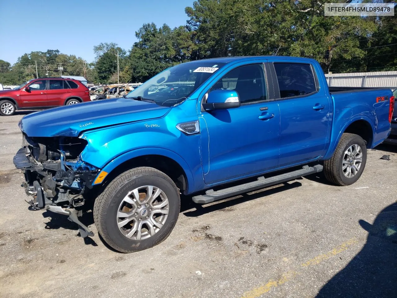 2021 Ford Ranger Xl VIN: 1FTER4FH5MLD89478 Lot: 80831634