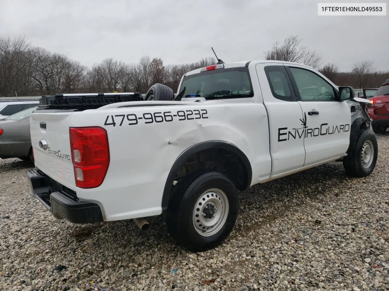 2022 Ford Ranger Xl VIN: 1FTER1EH0NLD49553 Lot: 37153074