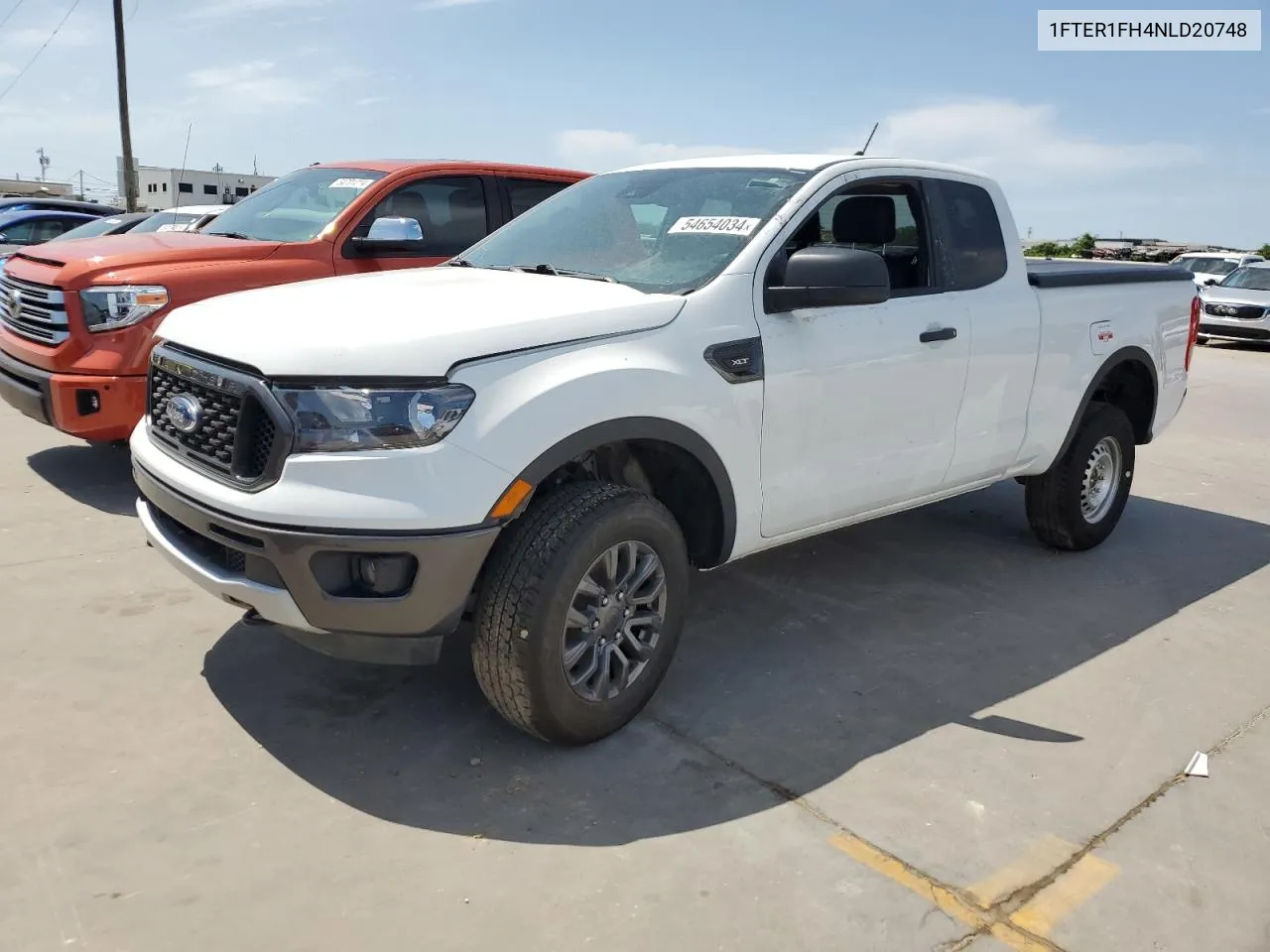 2022 Ford Ranger Xl VIN: 1FTER1FH4NLD20748 Lot: 54654034