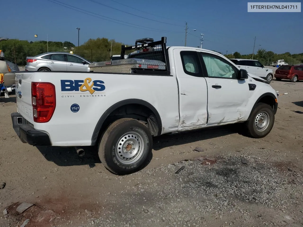 2022 Ford Ranger Xl VIN: 1FTER1EH7NLD41711 Lot: 68730904