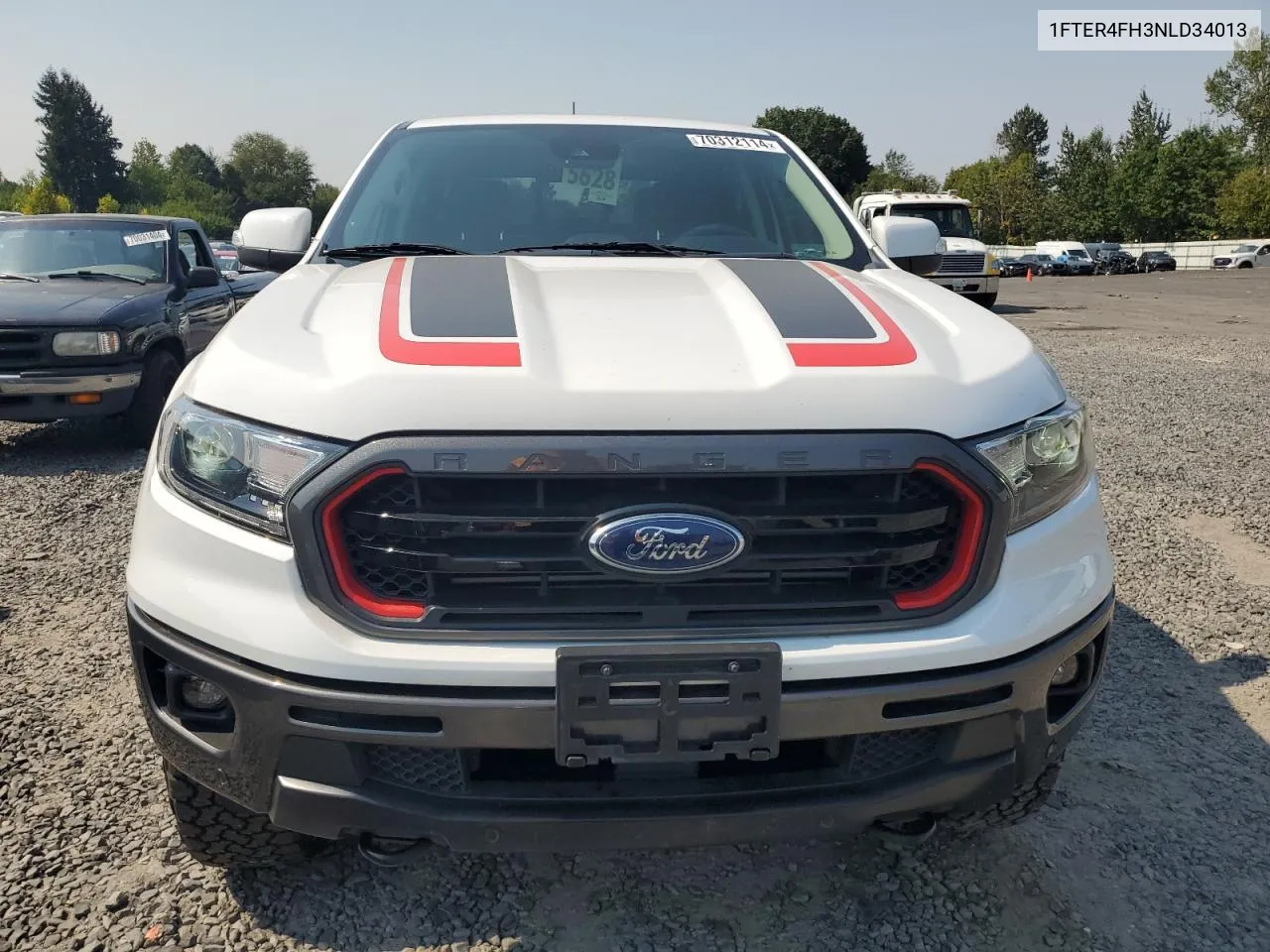 2022 Ford Ranger Xl VIN: 1FTER4FH3NLD34013 Lot: 70312114