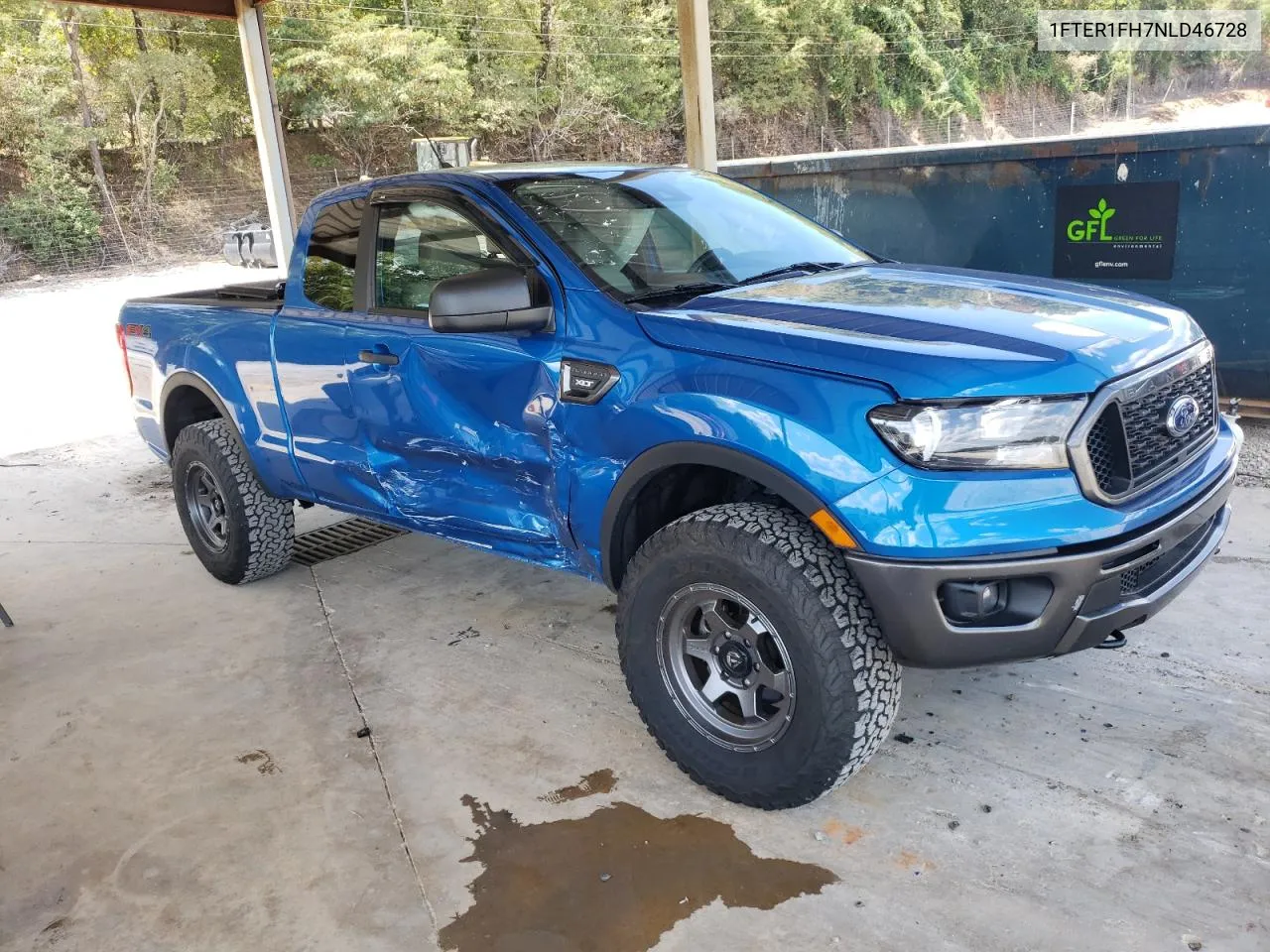 2022 Ford Ranger Xl VIN: 1FTER1FH7NLD46728 Lot: 70707724