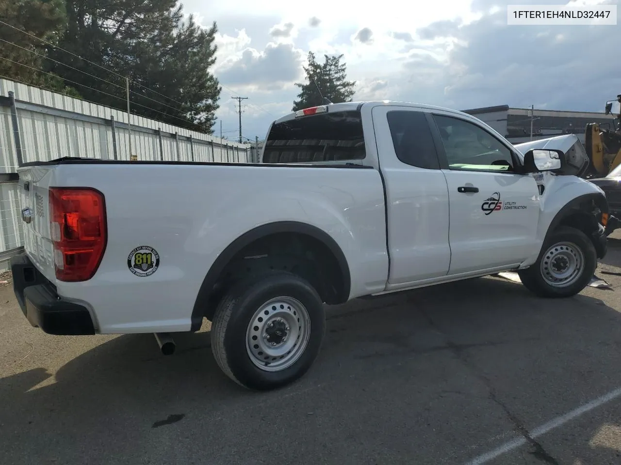 2022 Ford Ranger Xl VIN: 1FTER1EH4NLD32447 Lot: 72974364