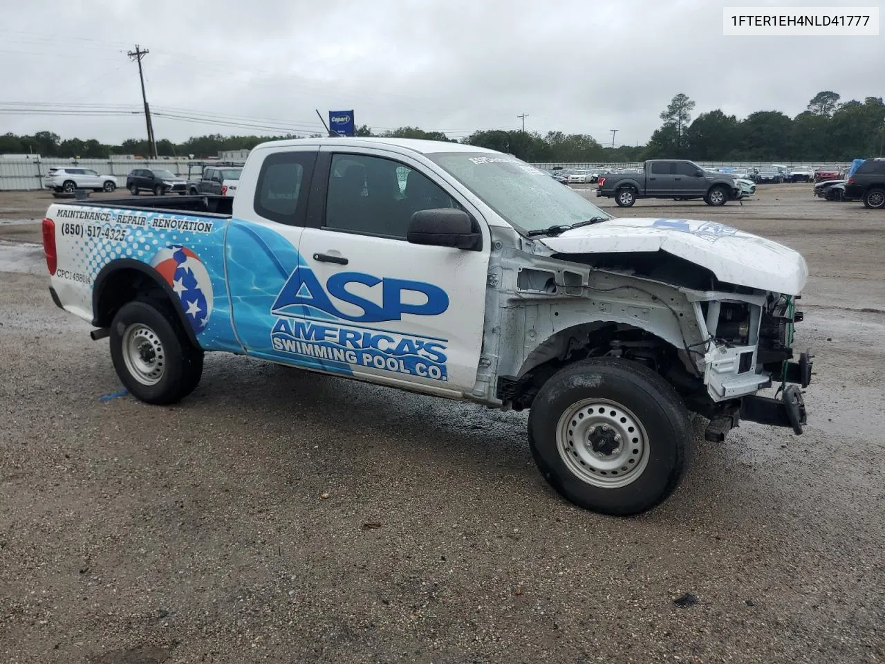 2022 Ford Ranger Xl VIN: 1FTER1EH4NLD41777 Lot: 73038334