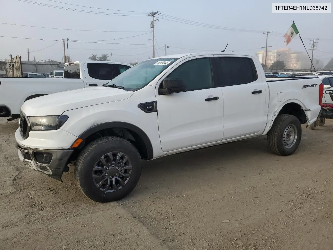 2022 Ford Ranger Xl VIN: 1FTER4EH1NLD38742 Lot: 74259344