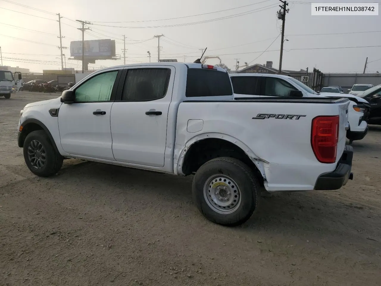 2022 Ford Ranger Xl VIN: 1FTER4EH1NLD38742 Lot: 74259344