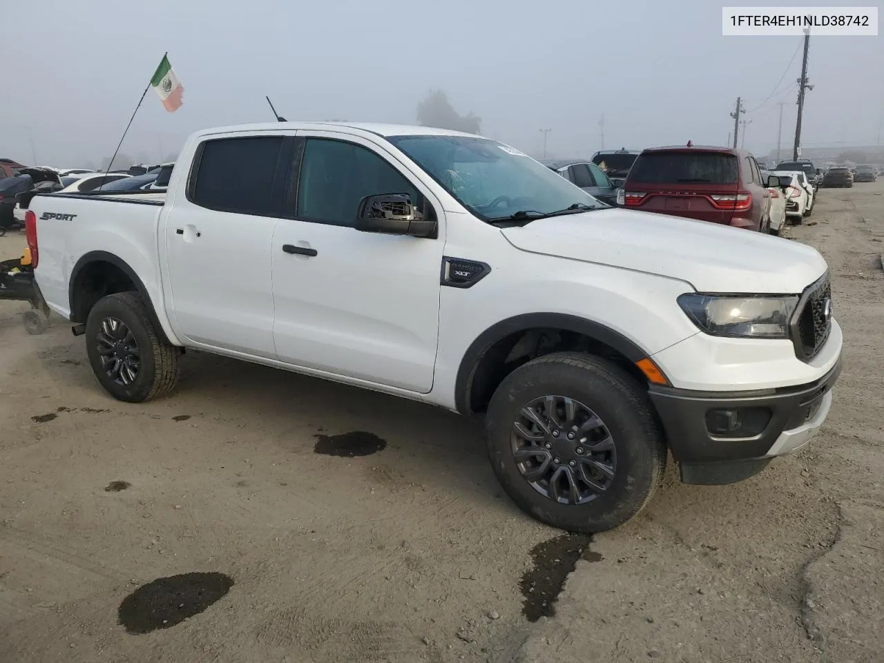 2022 Ford Ranger Xl VIN: 1FTER4EH1NLD38742 Lot: 74259344