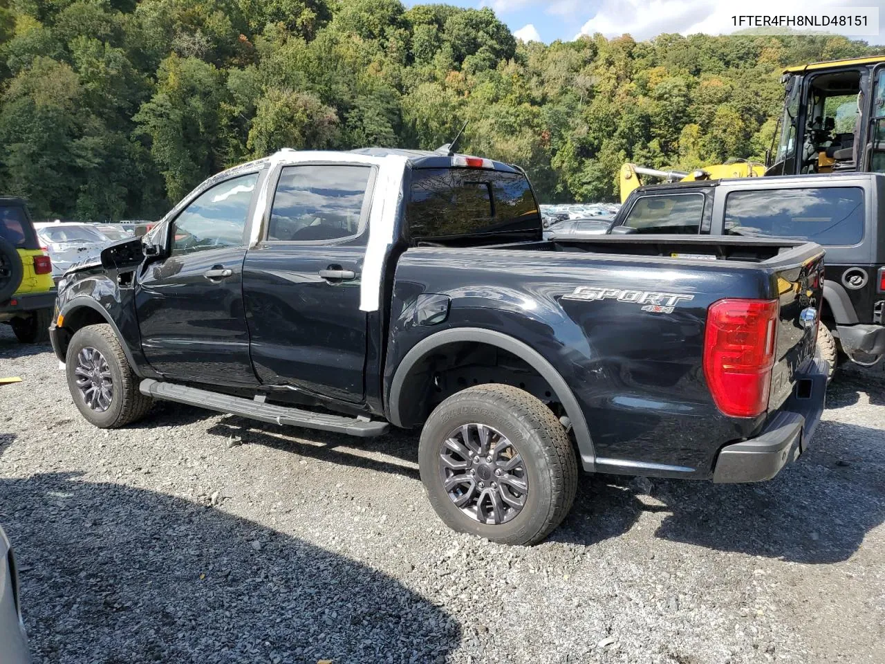 2022 Ford Ranger Xl VIN: 1FTER4FH8NLD48151 Lot: 74420074