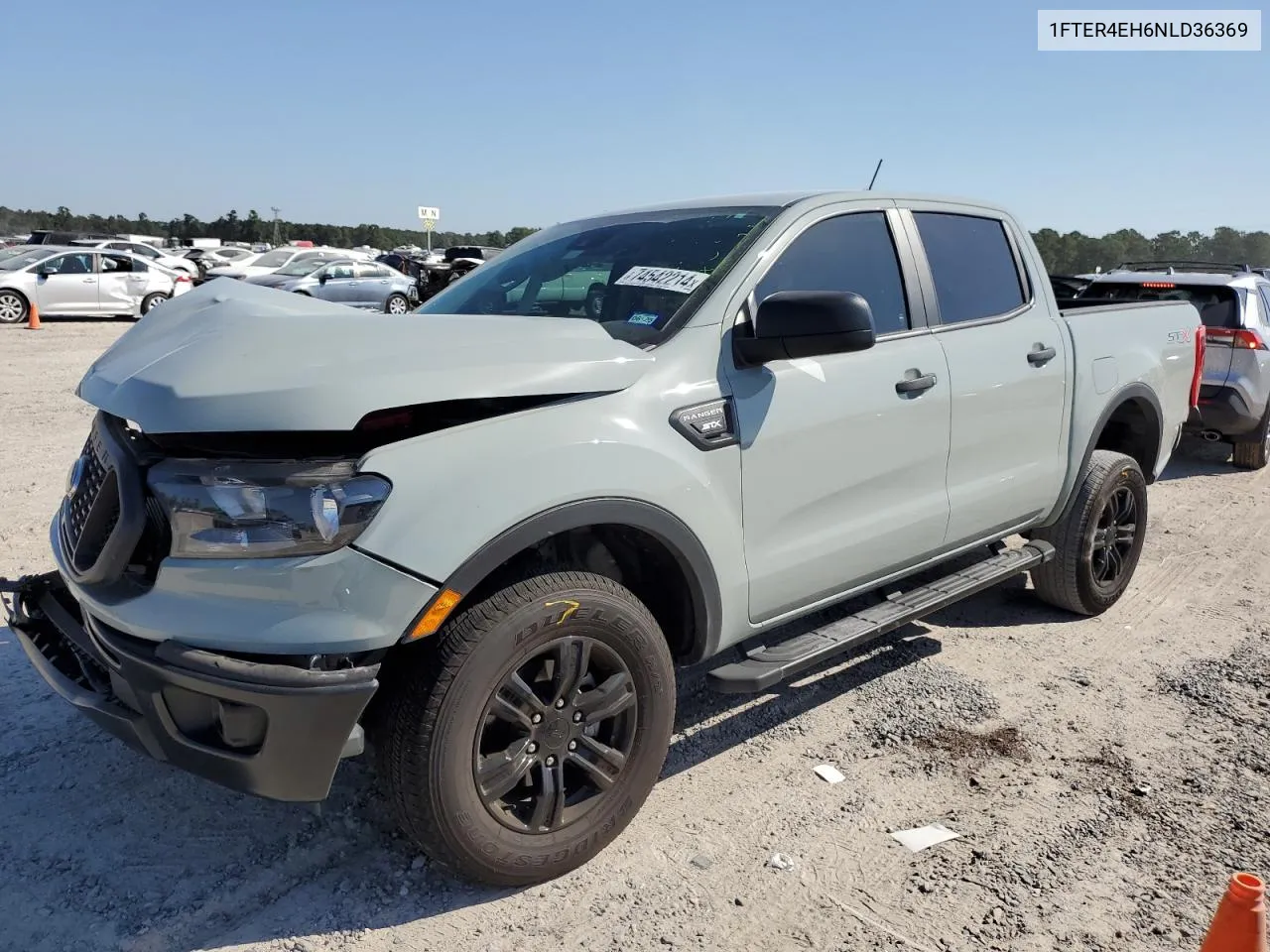 2022 Ford Ranger Xl VIN: 1FTER4EH6NLD36369 Lot: 74542214