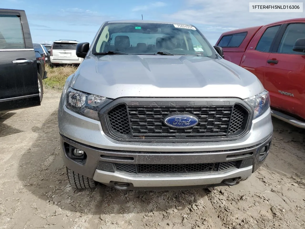 2022 Ford Ranger Xl VIN: 1FTER4FH5NLD16306 Lot: 75024934