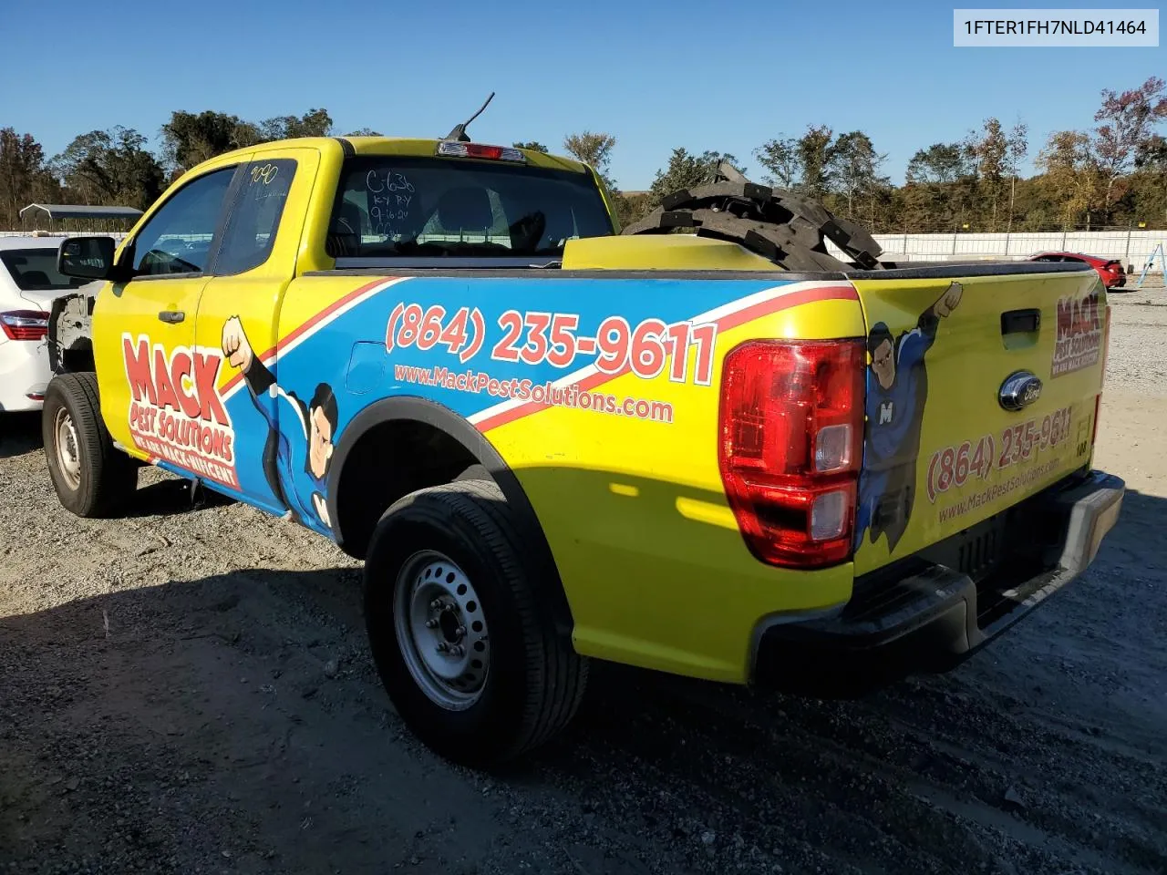 2022 Ford Ranger Xl VIN: 1FTER1FH7NLD41464 Lot: 75537134