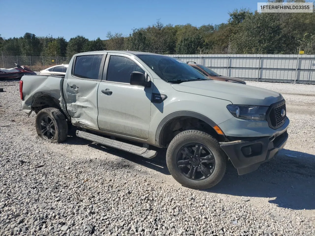 2022 Ford Ranger Xl VIN: 1FTER4FH8NLD03355 Lot: 76772884