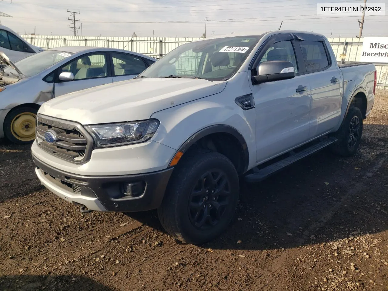 2022 Ford Ranger Xl VIN: 1FTER4FH1NLD22992 Lot: 77311394