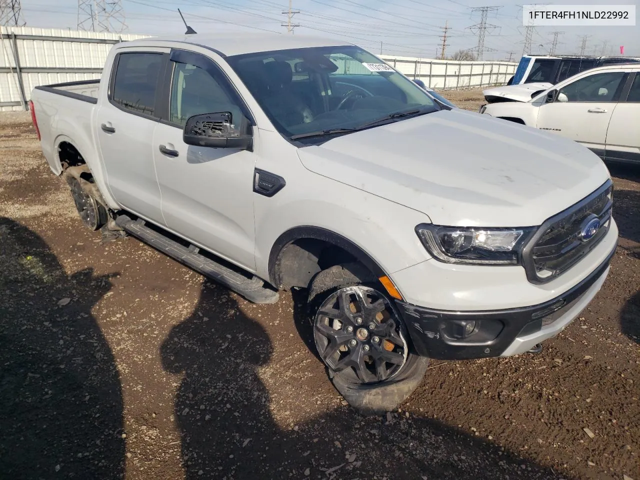 2022 Ford Ranger Xl VIN: 1FTER4FH1NLD22992 Lot: 77311394