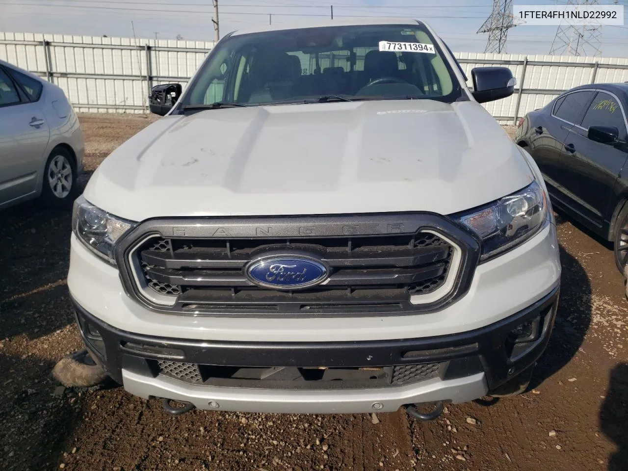 2022 Ford Ranger Xl VIN: 1FTER4FH1NLD22992 Lot: 77311394