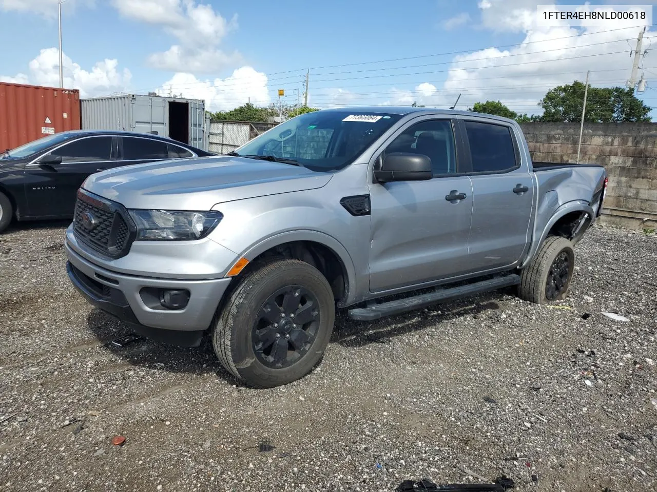 2022 Ford Ranger Xl VIN: 1FTER4EH8NLD00618 Lot: 77365064