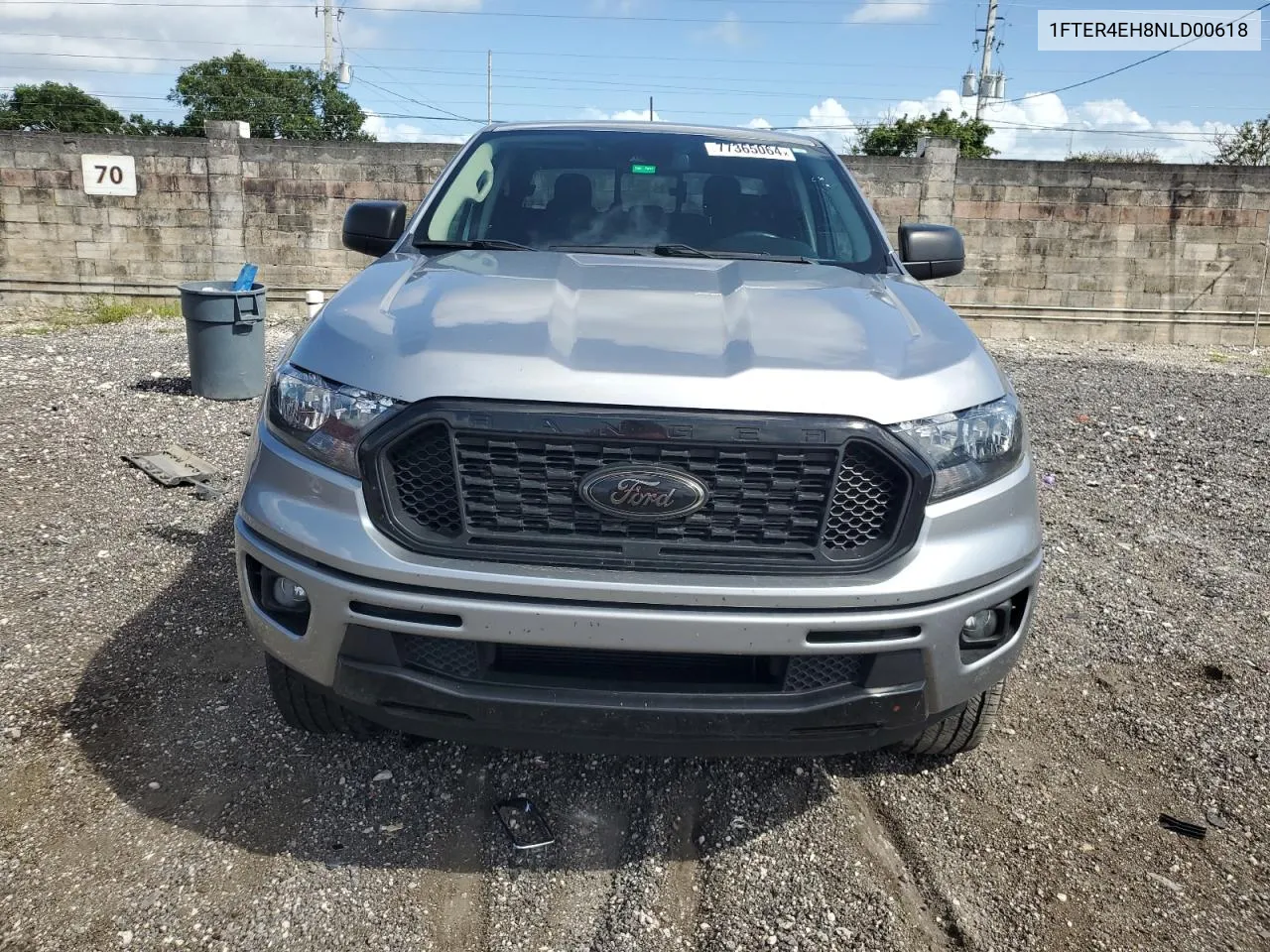 2022 Ford Ranger Xl VIN: 1FTER4EH8NLD00618 Lot: 77365064