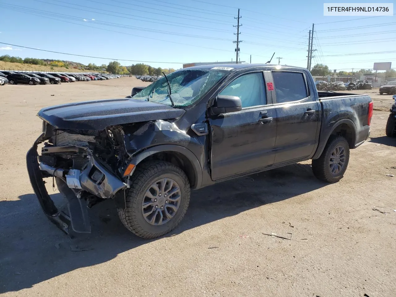 2022 Ford Ranger Xl VIN: 1FTER4FH9NLD14736 Lot: 77608624