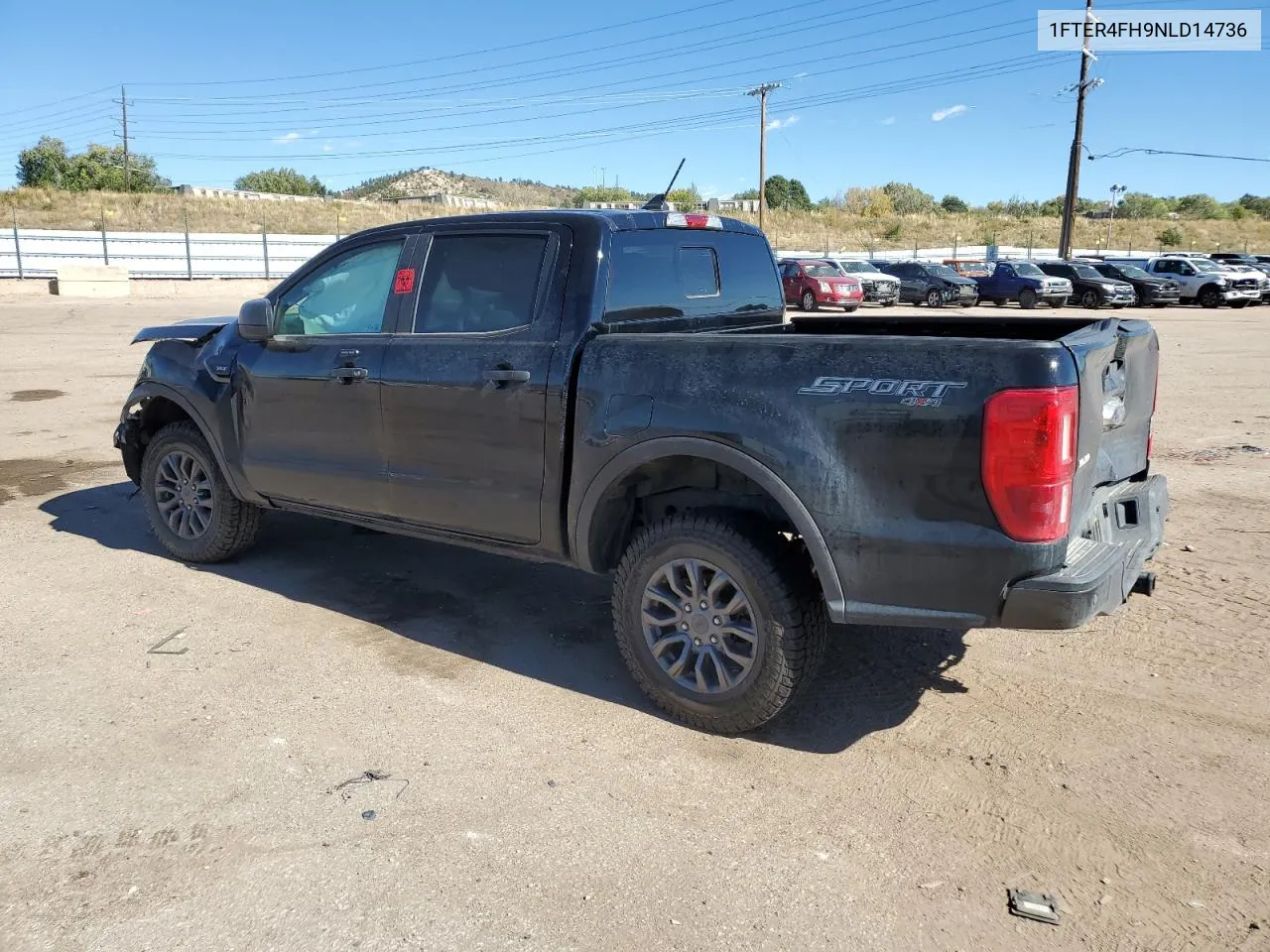 2022 Ford Ranger Xl VIN: 1FTER4FH9NLD14736 Lot: 77608624