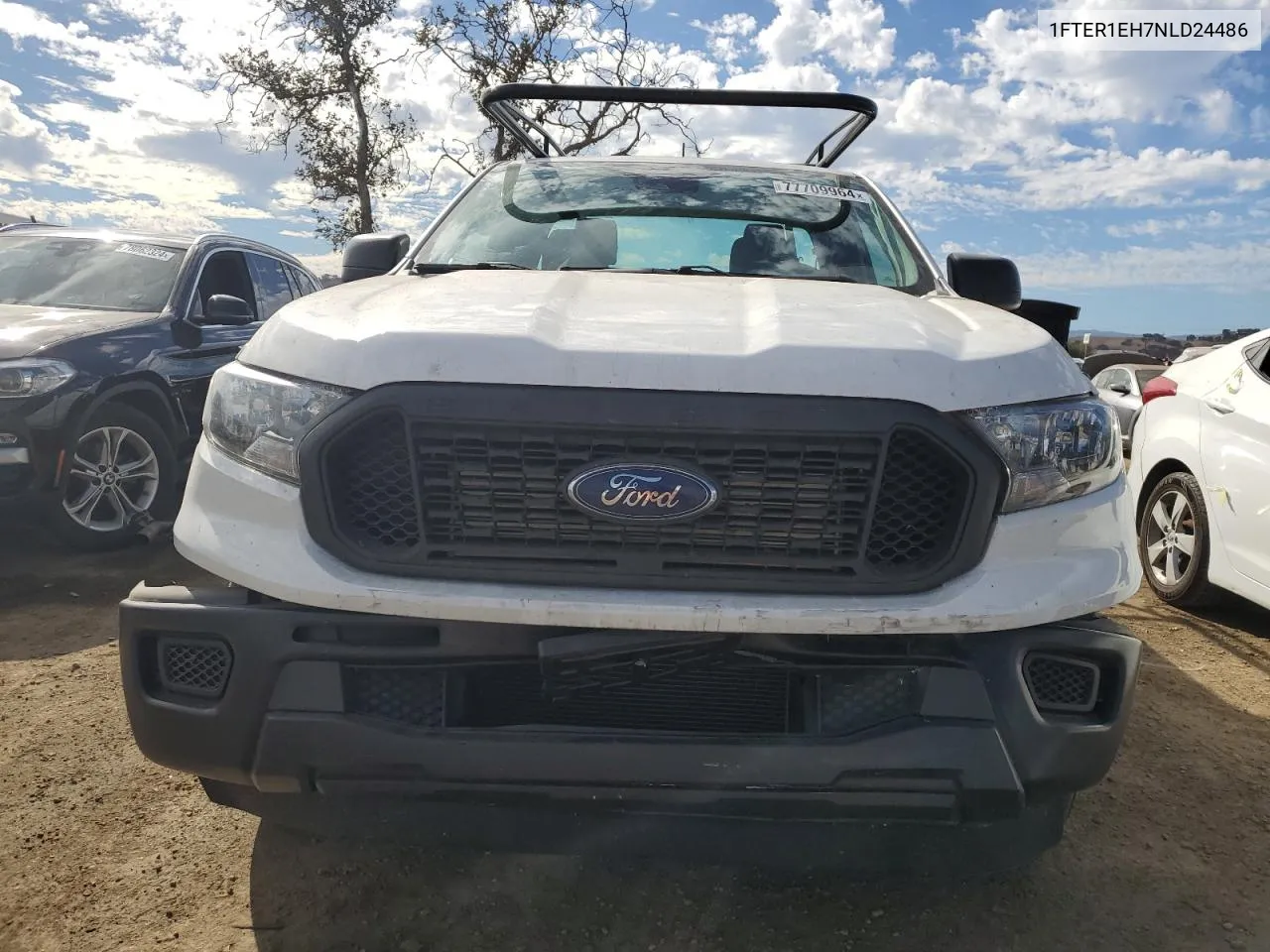 2022 Ford Ranger Xl VIN: 1FTER1EH7NLD24486 Lot: 77709964