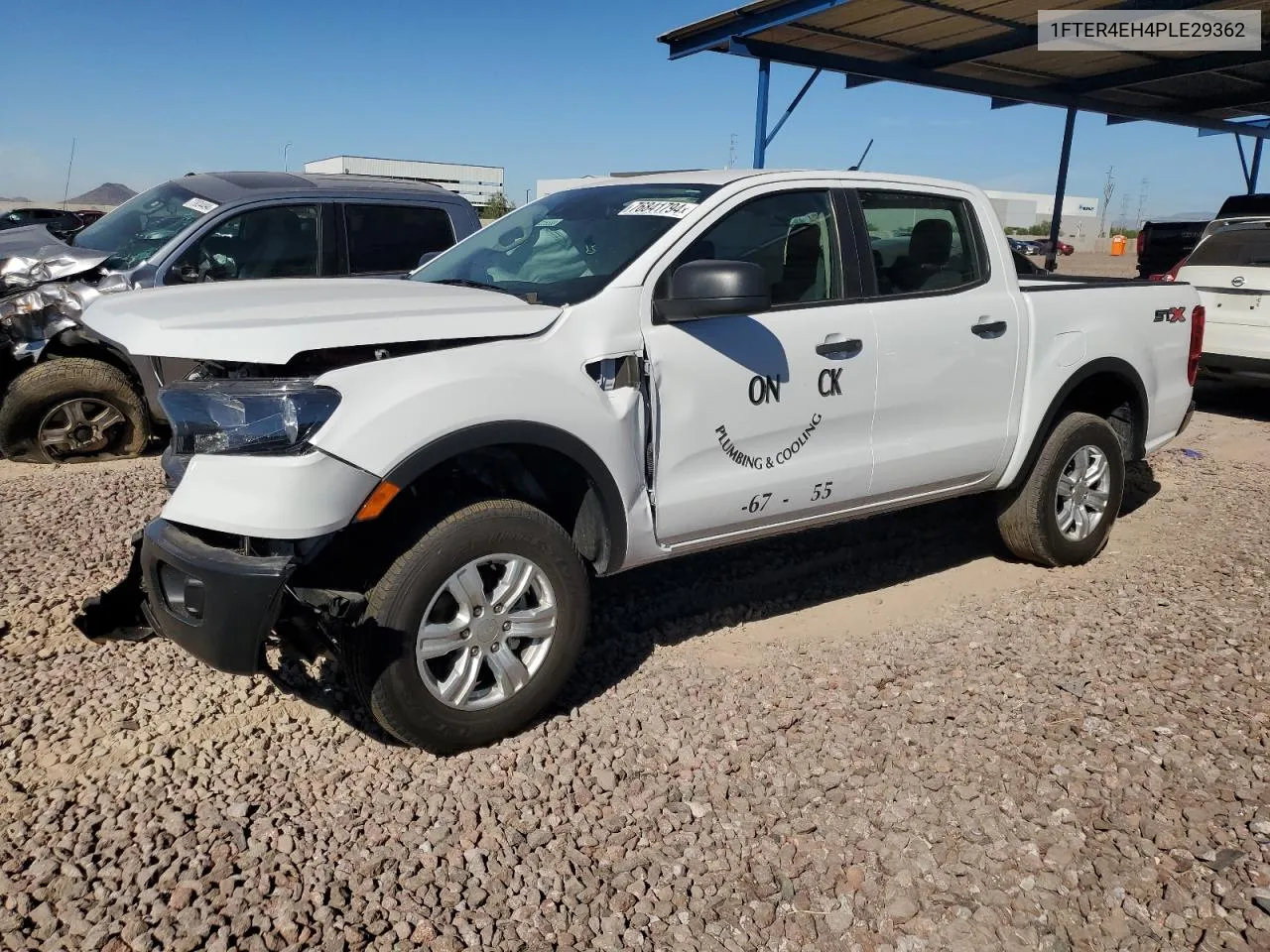 2023 Ford Ranger Xl VIN: 1FTER4EH4PLE29362 Lot: 76841794