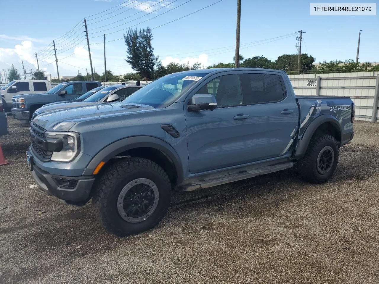 2024 Ford Ranger Raptor VIN: 1FTER4LR4RLE21079 Lot: 69378624