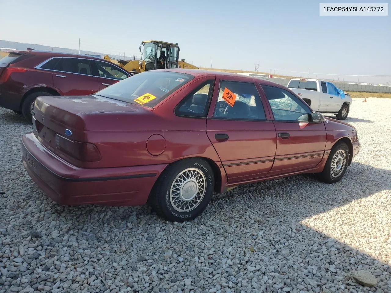 1990 Ford Taurus Sho VIN: 1FACP54Y5LA145772 Lot: 69129894