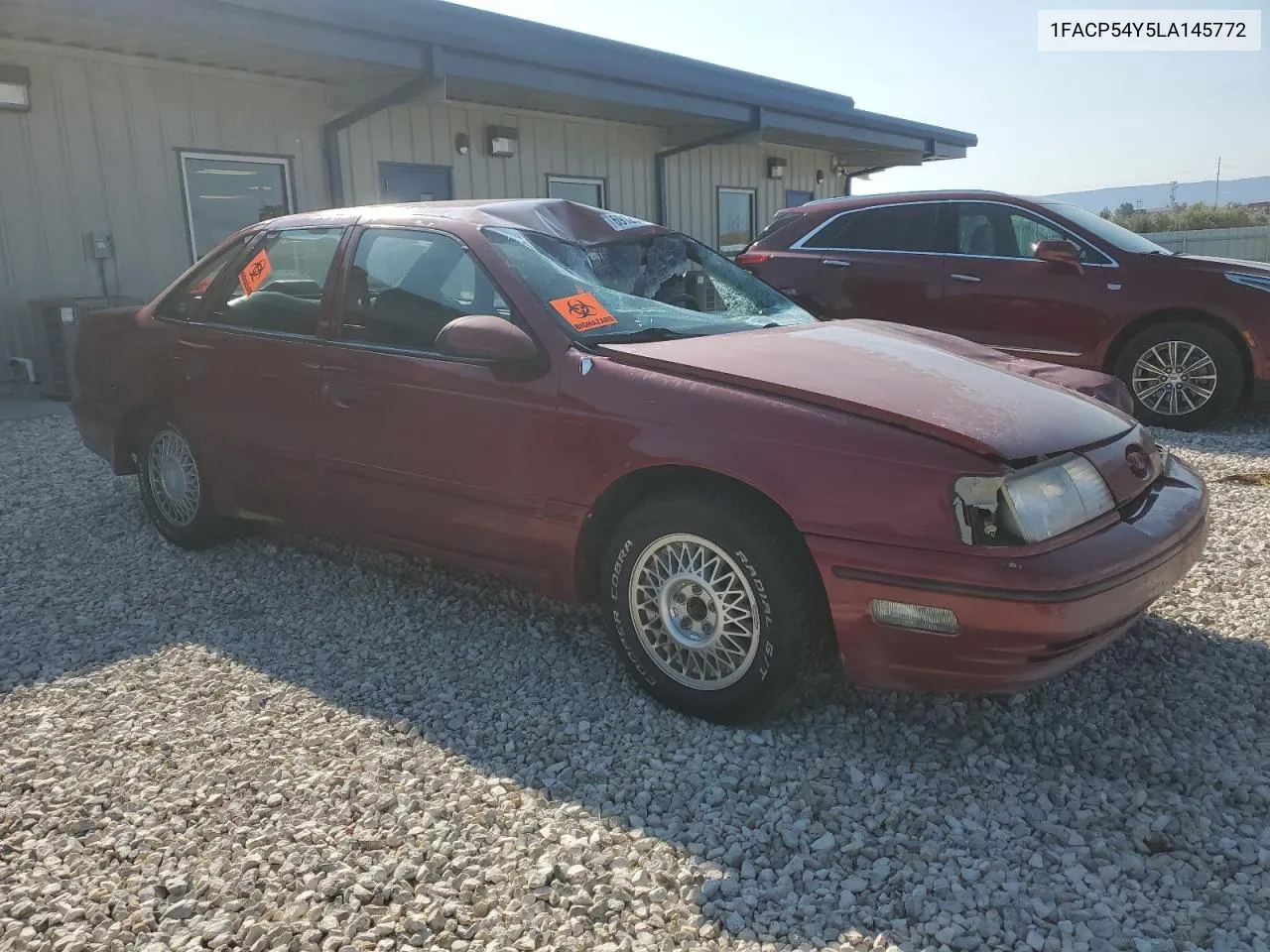 1990 Ford Taurus Sho VIN: 1FACP54Y5LA145772 Lot: 69129894