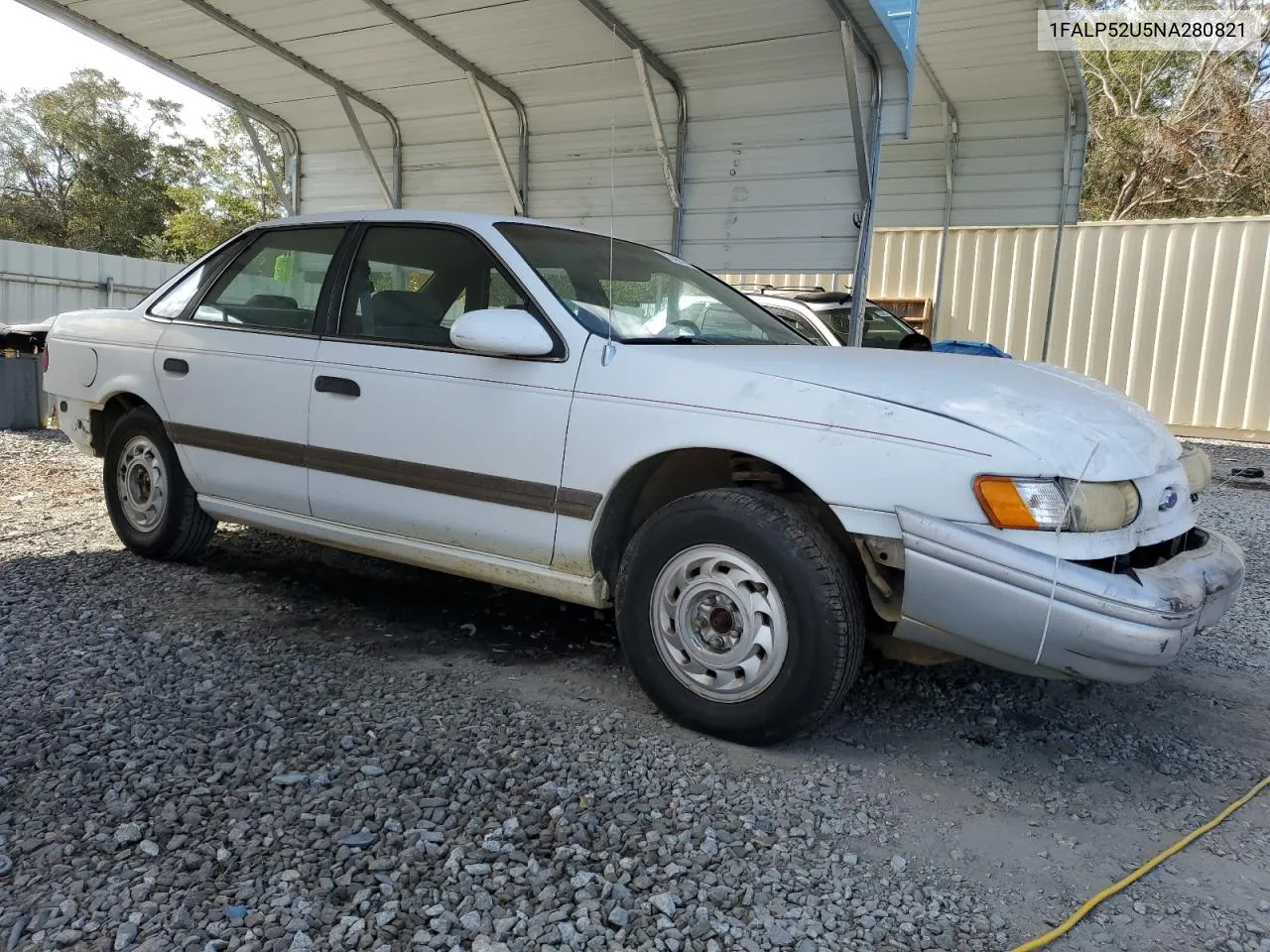 1992 Ford Taurus Gl VIN: 1FALP52U5NA280821 Lot: 77457304