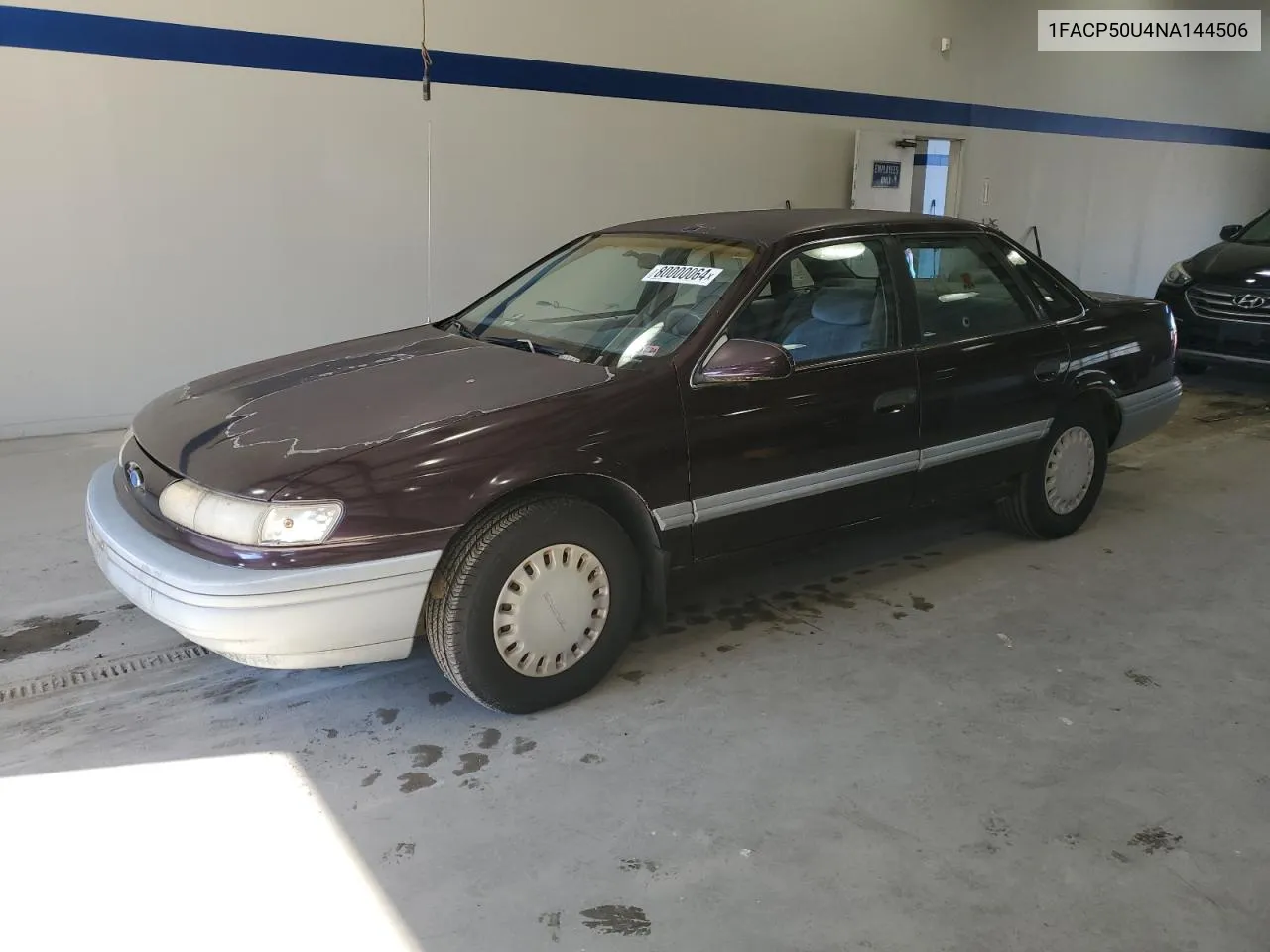 1992 Ford Taurus L VIN: 1FACP50U4NA144506 Lot: 80000064