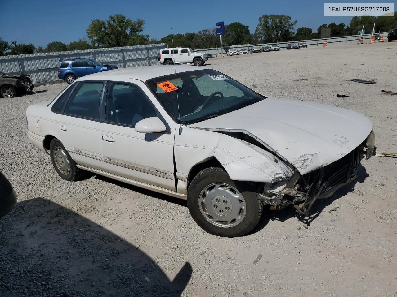 1995 Ford Taurus Gl VIN: 1FALP52U6SG217008 Lot: 74376944